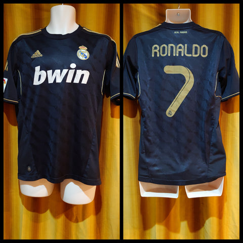 2011-12 Real Madrid Away Shirt Size Medium - Ronaldo #7