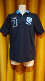 2011-12 England Away Shirt Size 36  - Defoe #12