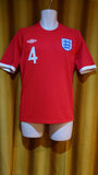 2009-10 England Away Shirt Size 36 – Gerrard #4