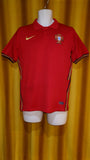 2020-22 Portugal Home Shirt Size Small