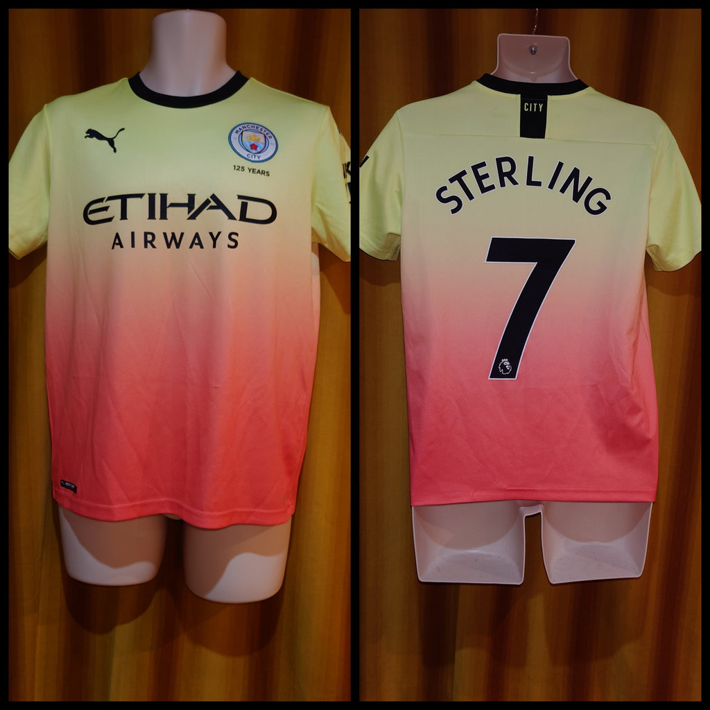 2019-20 Manchester City 3rd Shirt Size 15-16 Yrs Sterling #7