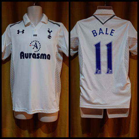 2012-13 Tottenham Hotspur Home Shirt Size Small - Bale #11