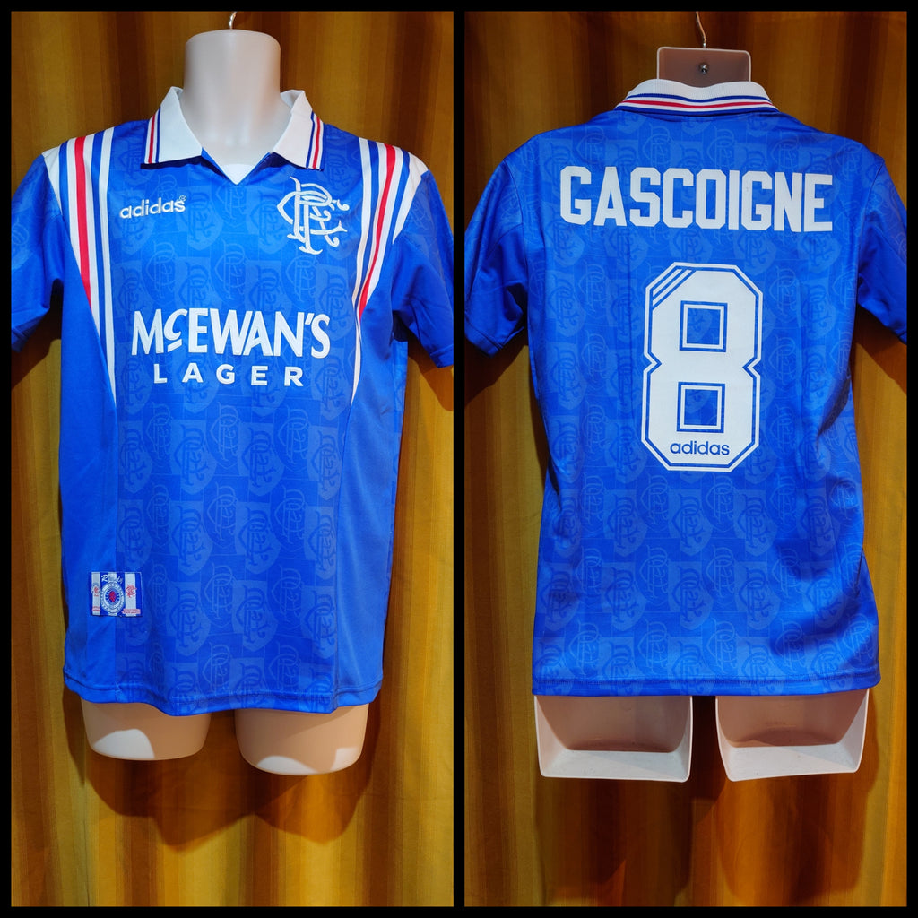 Glasgow Rangers 1996/97 Home Uniform 1996-97 Rangers Home Shirt