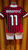 2011-12 AC Milan Home Shirt Size 13-14 Years - Ibrahimovic #11