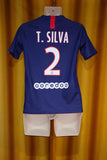 2019-20 Paris Saint Germain Home Shirt Size Extra Large (XL) Boys - T. Silva #2