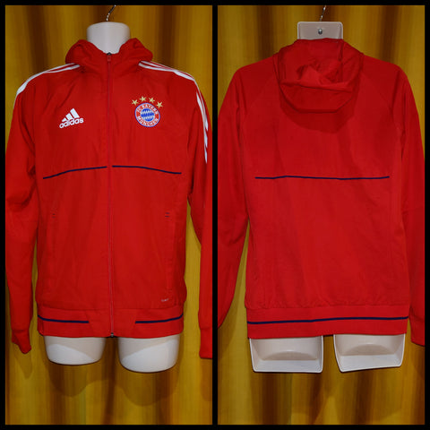 2017-18 Bayern Munich Home Hooded Track Jacket Size Small