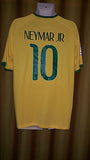 2014-15 Brazil Home Shirt Size XL - Neymar Jr #10 (BNWT) - Forever Football Shirts