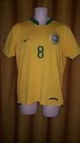 2006-07 Brazil Home Shirt Size Medium - Kaka #8 - Forever Football Shirts