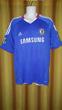 2010-11 Chelsea Home Shirt Size Large - Ivanovic #2 - Forever Football Shirts