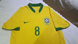 2006-07 Brazil Home Shirt Size Medium - Kaka #8 - Forever Football Shirts