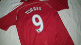 2006-08 Liverpool Home Shirt Size Medium - Torres #9 - Forever Football Shirts