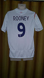 2005-06 England Home Shirt Size Medium - Rooney #9 - Forever Football Shirts