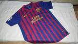 2011-12 Barcelona Home Shirt Size Small - Fabregas #4 - Forever Football Shirts