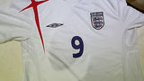 2005-06 England Home Shirt Size Medium - Rooney #9 - Forever Football Shirts