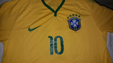 2014-15 Brazil Home Shirt Size XL - Neymar Jr #10 (BNWT) - Forever Football Shirts
