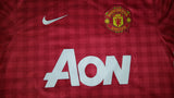 2012-13 Manchester United Home Shirt Size Small - Scholes #22 - Forever Football Shirts