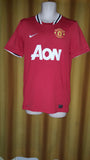 2011-12 Manchester United Home Shirt Size Small - Champions #19 - Forever Football Shirts
