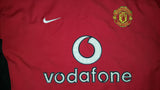 2002-04 Manchester United Home Shirt Size Medium - Forever Football Shirts