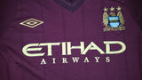 2012-13 Manchester City Away Shirt Size 38 - Forever Football Shirts