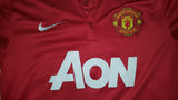 2013-14 Manchester United Home Shirt Size Medium - V. Persie #20 - Forever Football Shirts