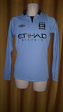 2012-13 Manchester City Home Shirt Size 34 (Long Sleeve) - Forever Football Shirts