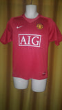 2007-09 Manchester United Home Shirt Size Small - Forever Football Shirts