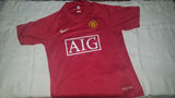 2007-09 Manchester United Home Shirt Size Small - Forever Football Shirts