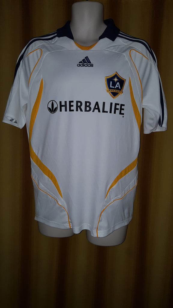 2007-08 LA Galaxy Home Shirt Beckham #23 - 9/10 - (L)