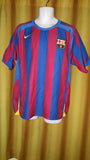 2005-06 Barcelona Home Shirt Size Medium - Forever Football Shirts