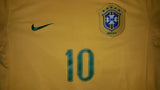 2006-07 Brazil Home Shirt Size Medium - Ronaldinho #10 - Forever Football Shirts