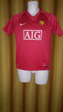 2007-09 Manchester United Home Shirt Size XL Boys - Tevez #32 - Forever Football Shirts