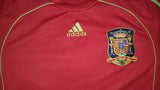 2007-09 Spain Home Shirt Size Large - Forever Football Shirts