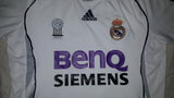 2006-07 Real Madrid Home Shirt Size Medium - Cannavaro #5 - Forever Football Shirts
