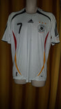 2005-07 Germany Home Shirt Size Medium - Schweinsteiger #7 - Forever Football Shirts