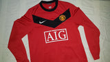 2009-10 Manchester United Home Shirt Size Small (Long Sleeve) - Forever Football Shirts