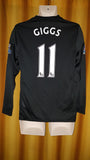 2009-10 Manchester United Away Shirt Size Small (Long Sleeve) - Giggs #11 - Forever Football Shirts