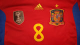 2011 Spain Home Shirt Size Large - Xavi #8 - Forever Football Shirts