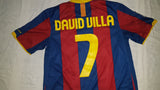 2010-11 Barcelona Home Shirt Size Medium - David Villa #7 - Forever Football Shirts