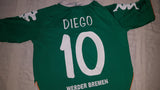 2007-08 Werder Bremen Home Shirt Size Medium - Diego #10 - Forever Football Shirts