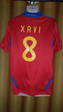 2011 Spain Home Shirt Size Large - Xavi #8 - Forever Football Shirts