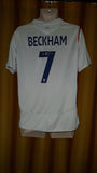 2005-06 England Home Shirt Size Large - Beckham #7 - Forever Football Shirts