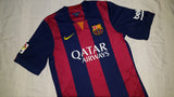 2014-15 Barcelona Home Shirt Size Medium - Neymar Jr #11 - Forever Football Shirts