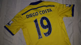 2014-15 Chelsea Away Shirt Size Medium - Diego Costa #19 - Forever Football Shirts