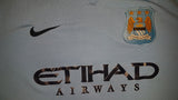 2014-15 Manchester City Home Shirt Size XL - Kompany #4 - Forever Football Shirts