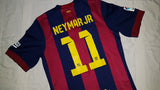 2014-15 Barcelona Home Shirt Size Medium - Neymar Jr #11 - Forever Football Shirts