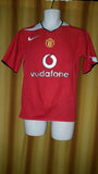 2004-06 Manchester United Home Shirt Size Small - Forever Football Shirts