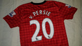 2012-13 Manchester United Home Shirt Size Medium - V. Persie #20 - Forever Football Shirts