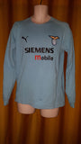 2002-03 SS Lazio Training Sweatshirt Size Small - Forever Football Shirts