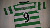 2004-05 Celtic Home Shirt Size Medium - Sutton #9 - Forever Football Shirts