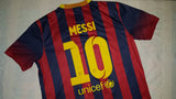 2013-14 Barcelona Home Shirt Size Large - Messi #10 - Forever Football Shirts